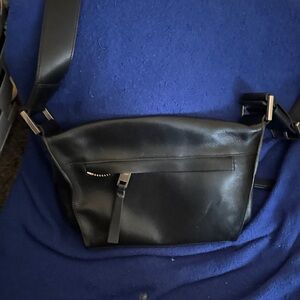 All saint leather bag